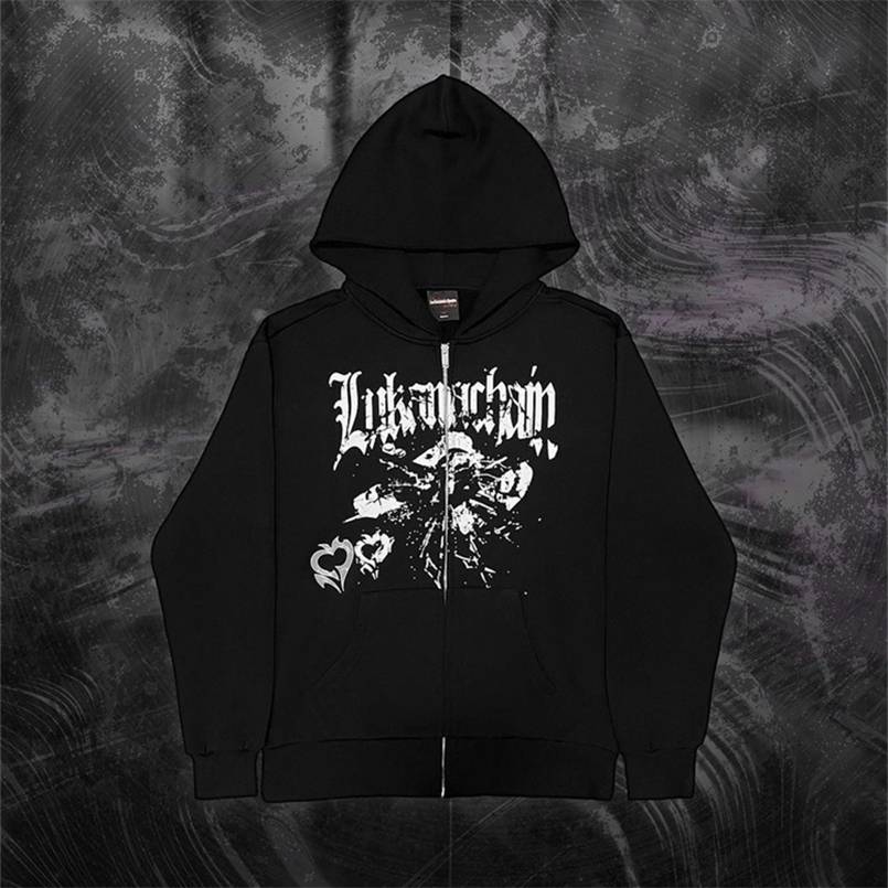 Y2k men's and women's hoodies Printed Long sleeve pullover Sweatshirt Street clothing Oversized Halloween top Winter vintage 240816