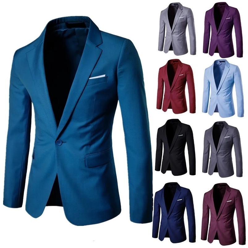 Men's Suits Blazers Casual Men's Suit Coat Small Blazers Single Suit 231110