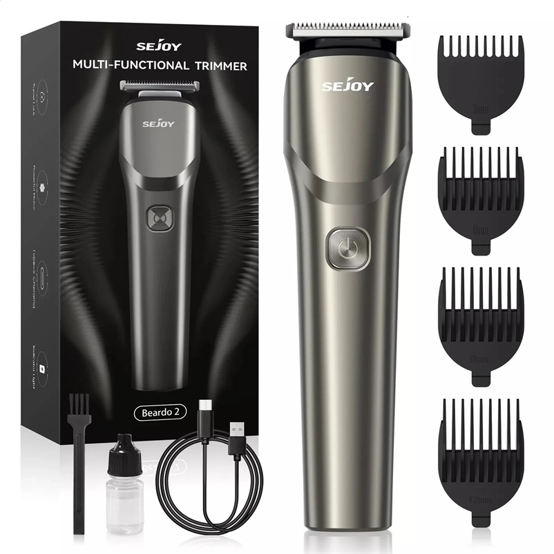 Sejoy Hair Cut Machine For Men Professional Hair Clippers Electric Shaver Beard Trimmers Machine Cordless 250322bj