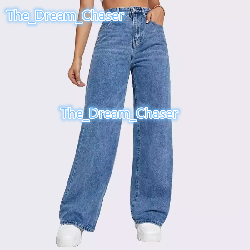 Wholesale Autumn Womens Jeans Washed Blue Flare Skinny Customer High Waist Elastic Buttons Denim Pants Womens Jeans