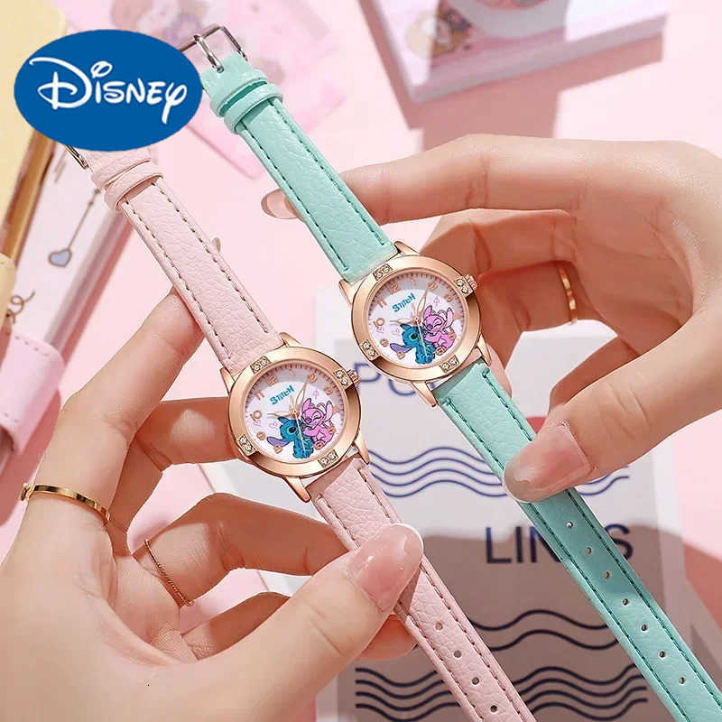 Disney children watch children girl cute cartoon imitation diamond Lovely watch student watch student watch for gift H250924-image-1076678823