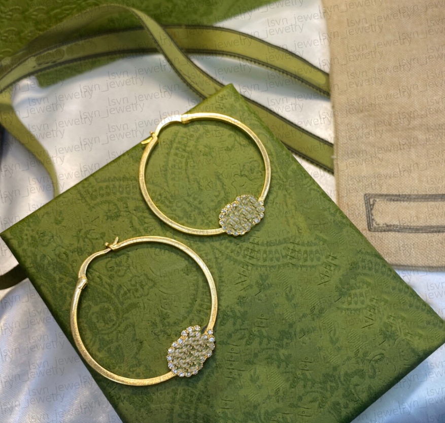 Earrings Classic alphabet Earrings 18k gold earrings designer luxury jewelry for women&#039;s wedding parties birthday gifts-image-978409473