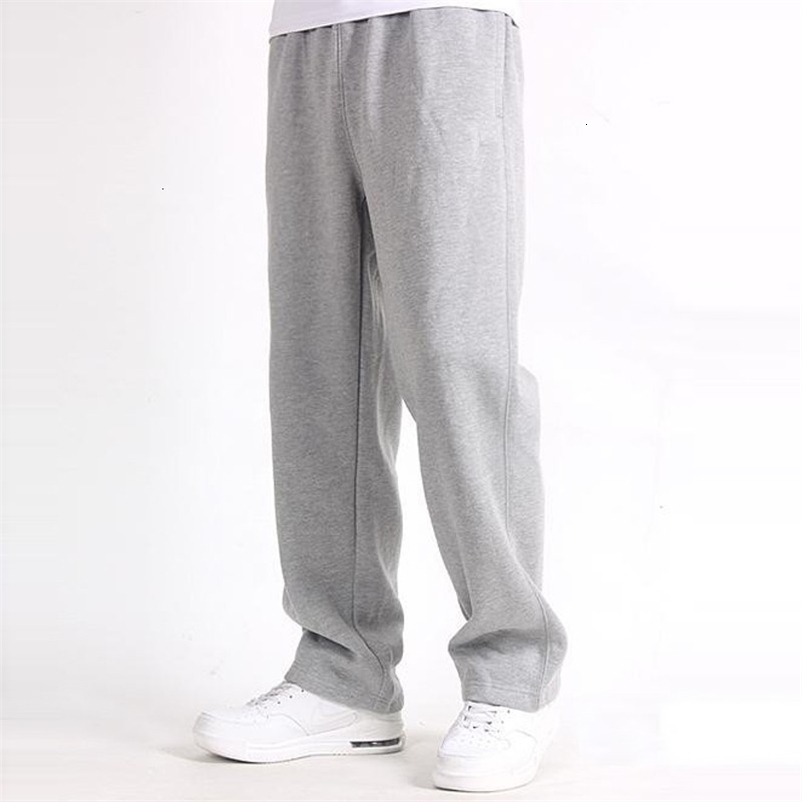 Men's Pants Spring Men Plus Size Pants Solid Baggy Loose Elastic Pants Cotton Sweatpants Casual Pants Autumn Straight Trousers 230720