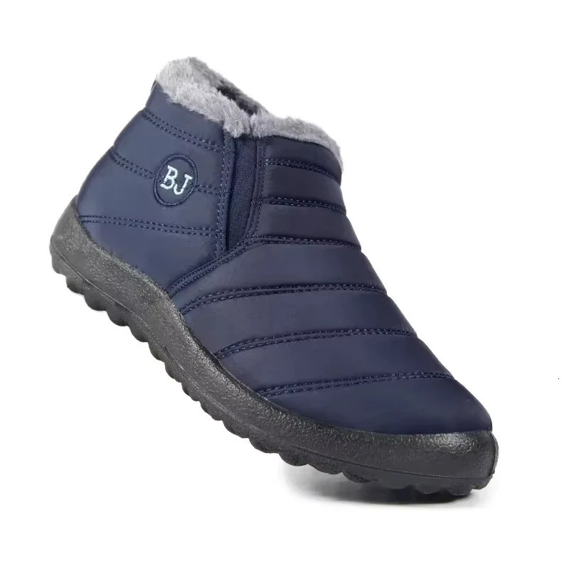 Winter MenS Waterproof Snow Boots Plus Size Casual Ankle Boots Anti Slip And Warm Fur MenS Shoes Plush 250924