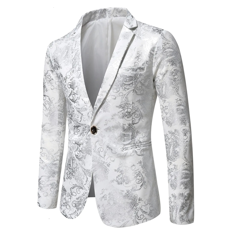 Men's Suits Blazers High Quality Blazer Men's Korean Edition Trend Elegant Fashion Simple Business Casual Party Performance Gentleman Suit