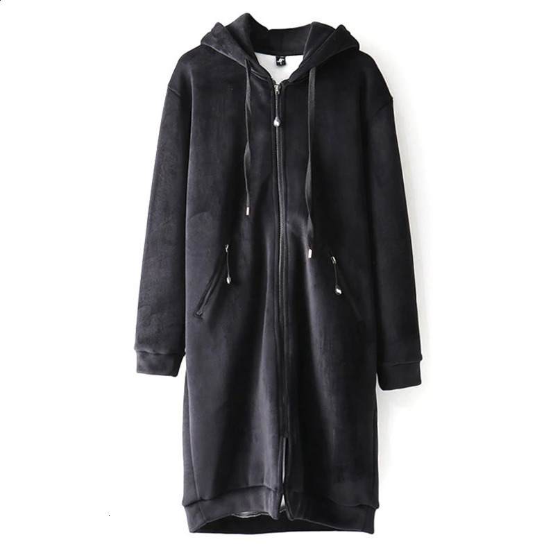 Womens autumn and winter zipper plush top wool warm casual loose soft hooded cardigan artificial fluffy sports jacket 240911
