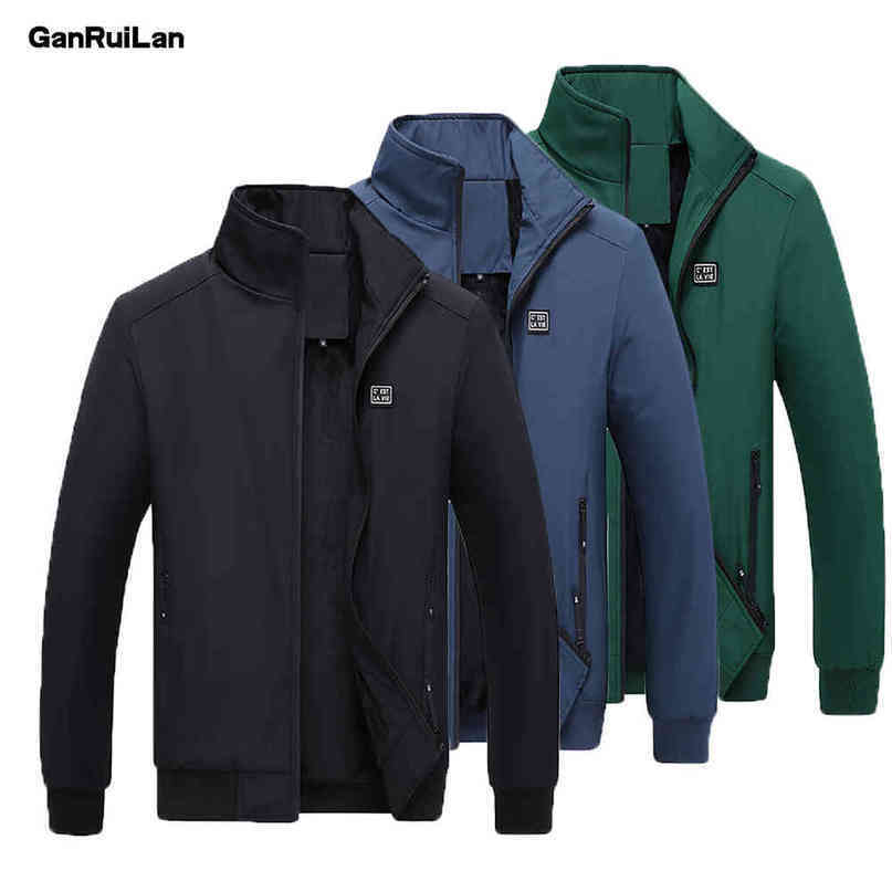 style Winter Jacket Man Fleece Warm Coats Casual Streetwear Hip Hop Slim Fit Pilot Jackets Mens Clothing B0866 210518