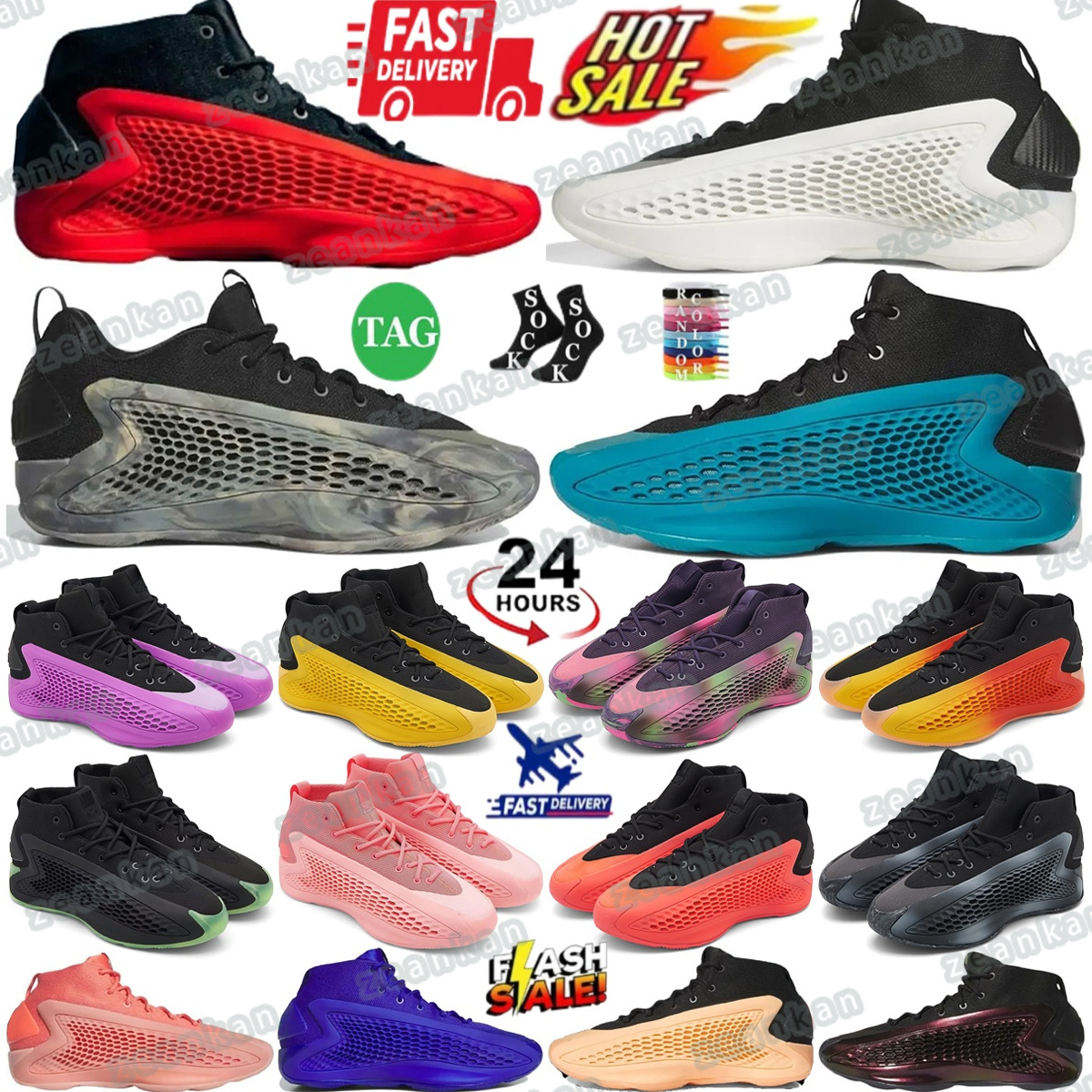 Ae 1 Basketball Shoes designer shoe ae1 Mens men Anthony Edwards New Wave Stormtrooper with Love Blue future red velocity the georgia Coral #n1E4-image-976498928