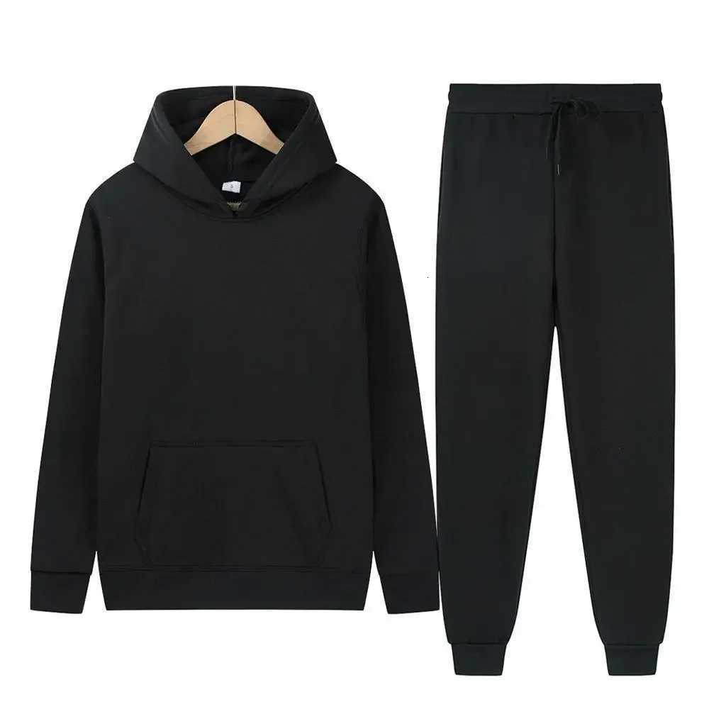 2025 Autumn And Winter New Trend Allinone Hooded Hoodie Set Mens Thick Loose Running Spring And Autumn HoodieXJ250924