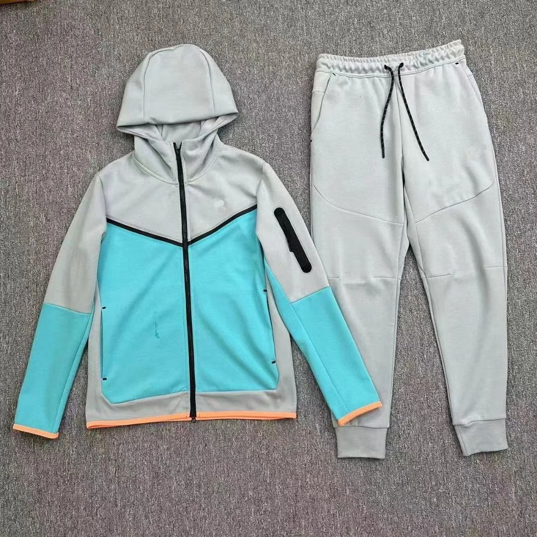 Designer tracksuit designer men woman pants men full-zip hoodie windproof sportswear jacket reflective waist cord pocket taping spring and autumn te