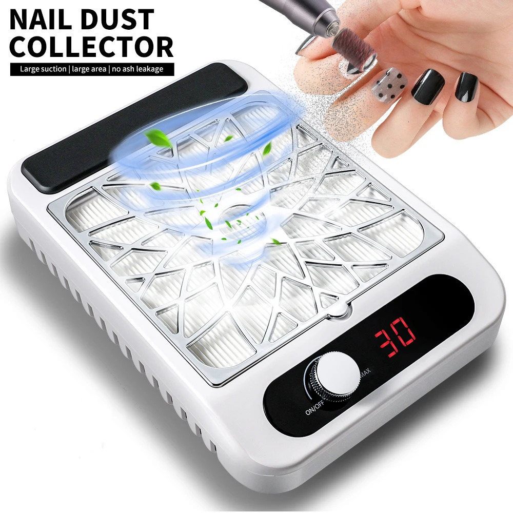 Powerful Nail Dust Collector Professional Nail Polishing Vacuum Cleaner With Removable Filter Vacuum Cleaner For Nail Salon 250729