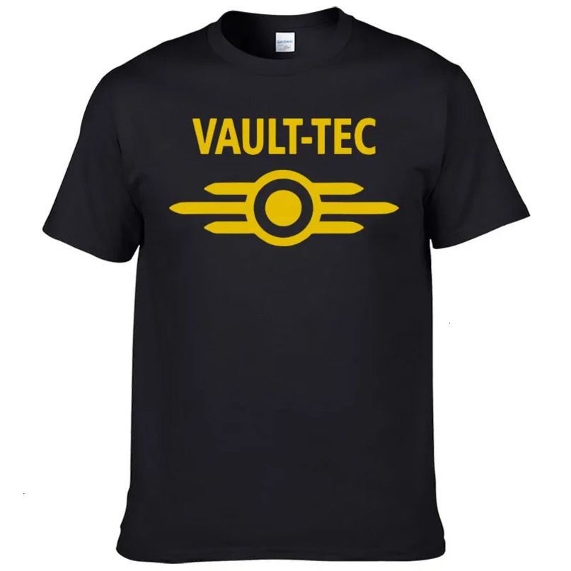 VAULTTEC letter print summer round neck pure cotton casual breathable comfortable loose versatile mens Tshirt 240531
