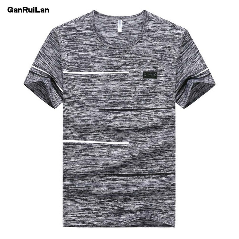 Style Short Sleeve T Shirt Men O Neck Polyester Mens T Shirt Summer Cool Tee Male Slim Casual Tee Shirts Homme Plus Size 9XL 210518