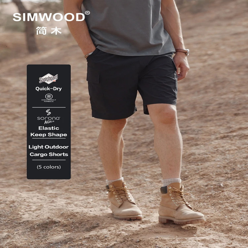 Summer Oversize Quick Dry Lightweight Outdoor Shorts Men Plus Size Casual Cargo 240416