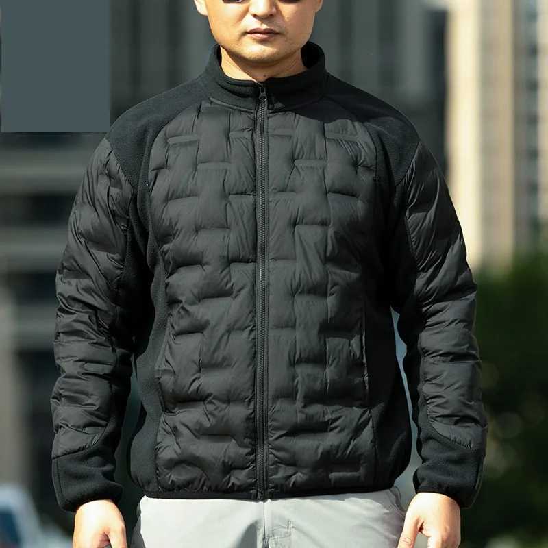 Winter outdoor windproof warm cotton padded clothing mens thick business casual jacket coat water repellent multi pockets topsXJ250924