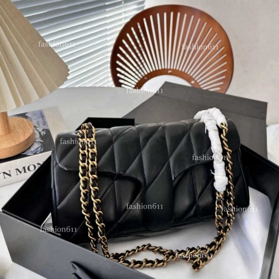 Evening Bags high quality chain Shoulder Quilted tabby Fashion Designer Womens Man Messenger Bag Handbags Real Leather Crossbody bag Black Wallet Cl