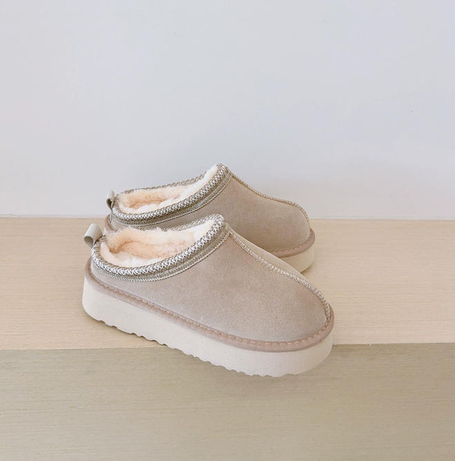 2026Designer shoes Tasman Tazz Slippers Boots Chestnut Fur Slides Sheepskin Shearling Mules Women Men Ultra Mini Platform Boot Slip-on Shoes