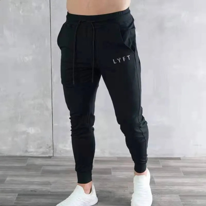 LYFT Muscle Fitness Brothers Summer Trend Leisure Sports Pants Outdoor Running Breathable Lightweight Leggings 240808