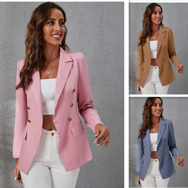 instock 2025 crossborder seller slim and drape small suit elegant stylish European American womens 250922