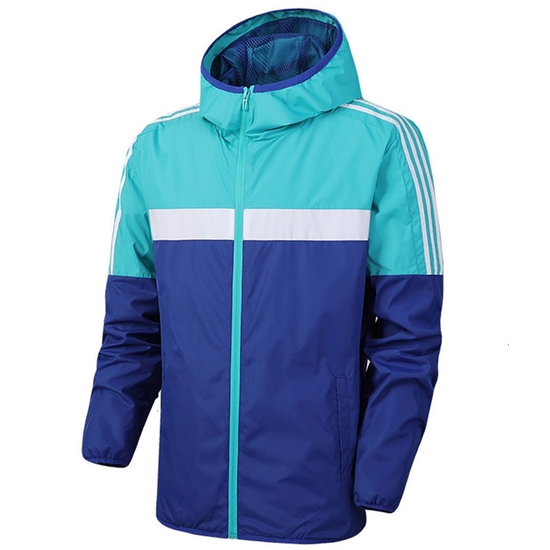Men's Jackets Spring Autumn Men Thin Splicing Jackets Streetwear Hooded Slim Fit Male Outerwear Coats Casual Outdoor Sportswear Tracksuit 23041