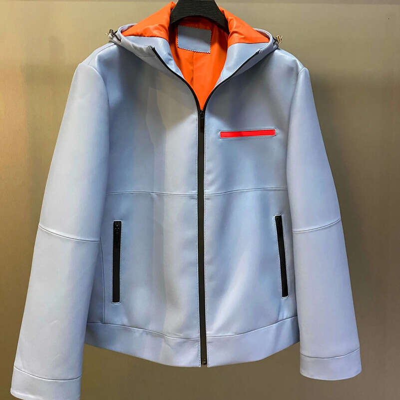 Men's plus size Outerwear Genuine Leather Coats Designer Jacket Varsity Jackets hoodie suit hooded casual fashion top quality wild breathable 1