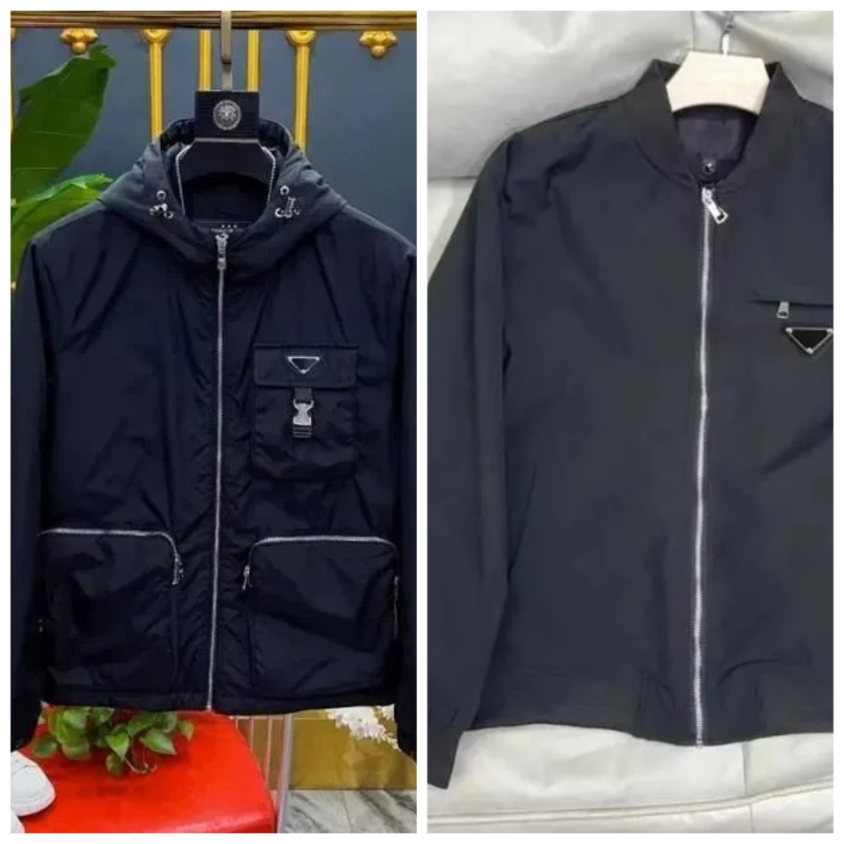 Designer jackets Men's designer letter spring and autumn clothing high-quality outdoor short jacket Windbreaker stand collar hooded black jacke