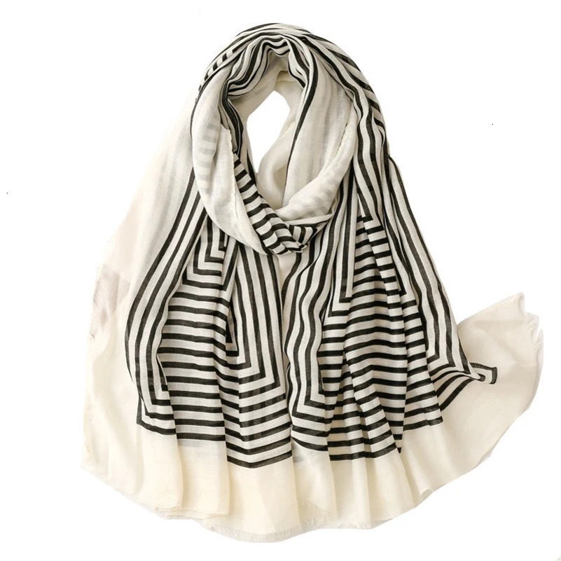 Fashion Geometry Print Fringe Scarf Shawls Long Soft Women Geometric Scarves Hijab Wrap 2 Color 250108