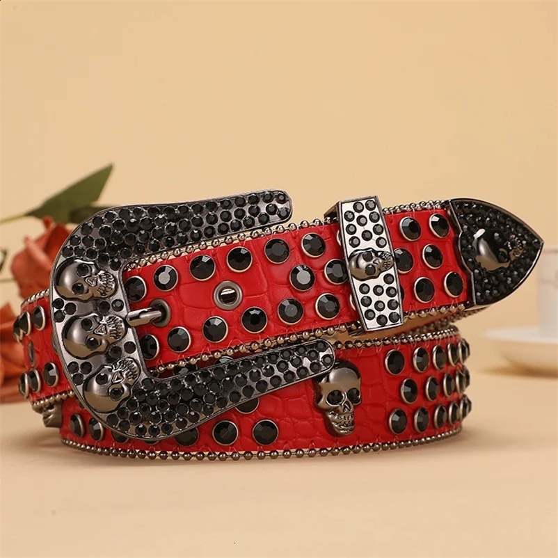 Mens and Womens Skull Hip Hop Punk Style Personalized Trend with Diamonds241015bj