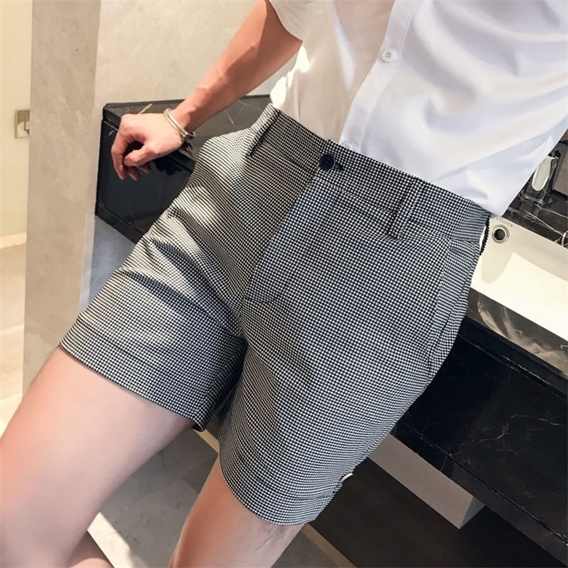 Men's Shorts Men Shorts Dot Pattern Korean Fashion Summer Pants Men Casual Streetwear Bermuda Shorts Slim Fit Trend Summer 230414