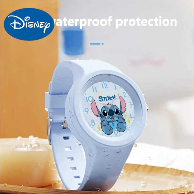 Disney Cute Anime Stitch Watch Kawaii Lilo Stitch Children Watches Sports Silicone Watch Cartoon Stitch Watch Kids Birthday Toy Gifts H250924-image-1076678692