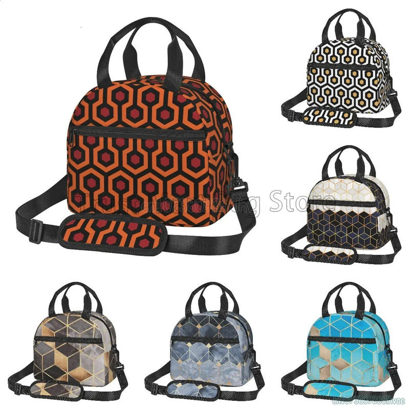 Sparkling insulated lunch bag overlooking the el reusable cooler lunch box with adjustable shoulder straps for picnic work 241021