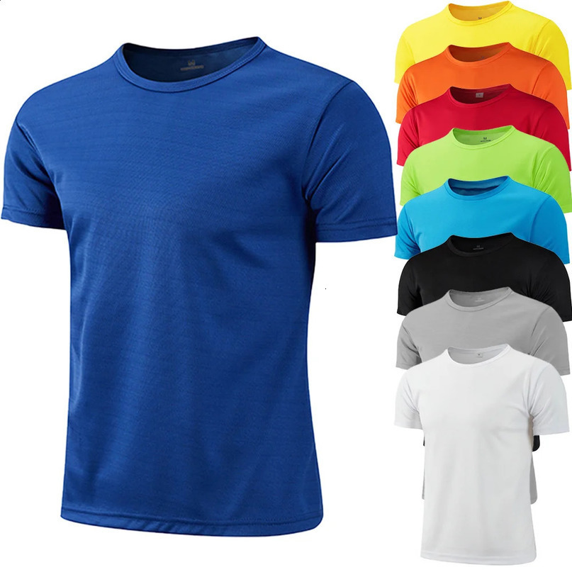 2Pcs Women Men Quick Drying Short Sleeve Summer Gym Jerseys Man Teenager Sportswear Fitness Shirt Trainer Running Sport TShirt 250520