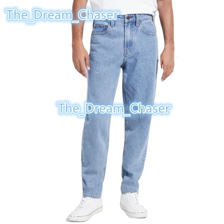 Jeans in denim gamba larga oem jeans custom pantaloni uomini neri dritti streetwear alla moda maschile jeans di alta qualità in BD