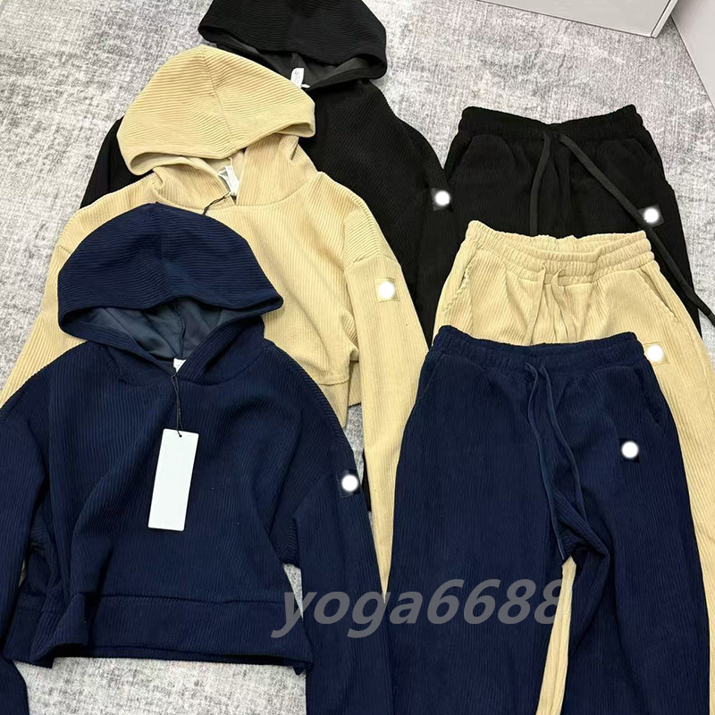 Womens Tracksuits Two Pieces Sets New Color Block Waist Patchwork Flared Knit Sweatshirt Slim Fit Bodybuilding Pants Casual Long Pants Sets
