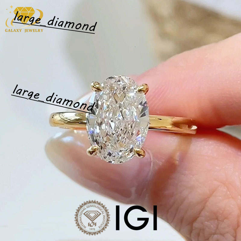 Hot Selling Custom Oval Cut Lab Grown Diamond Ring IGI Certified Vvs Lab Created Diamond Ring Jewelry For Women