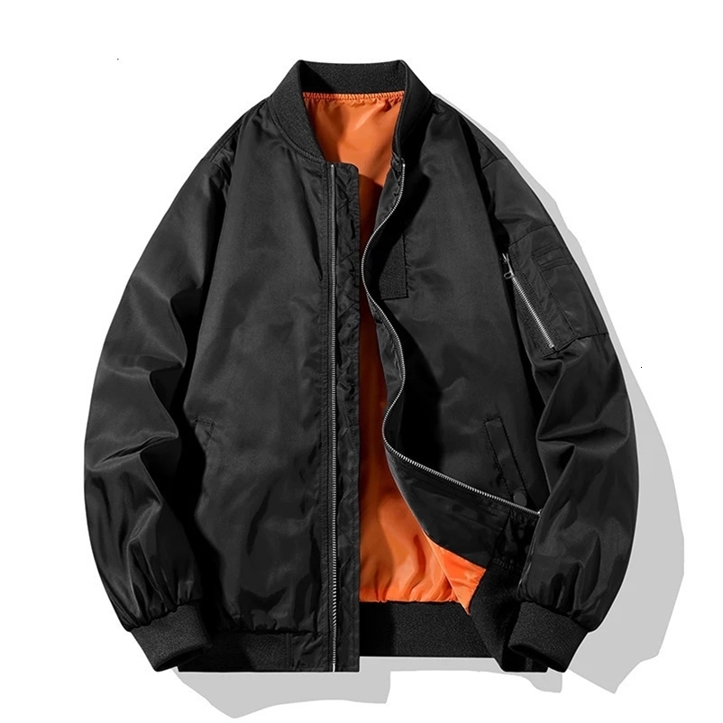 Autumn And Winter Men's Baseball Uniform Waterproof Big Yards Jacket Retro Long-Sleeved Stand-Up Collar Men's Clothing 240105