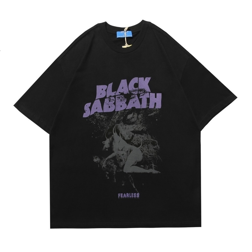 Men's T-Shirts Oversized Unisex Goth T Shirts Hip Hop Streetwear Summer Men Y2k Women T-shirts Harajuku Short Sleeve Cotton Vintage Tops Tees 2