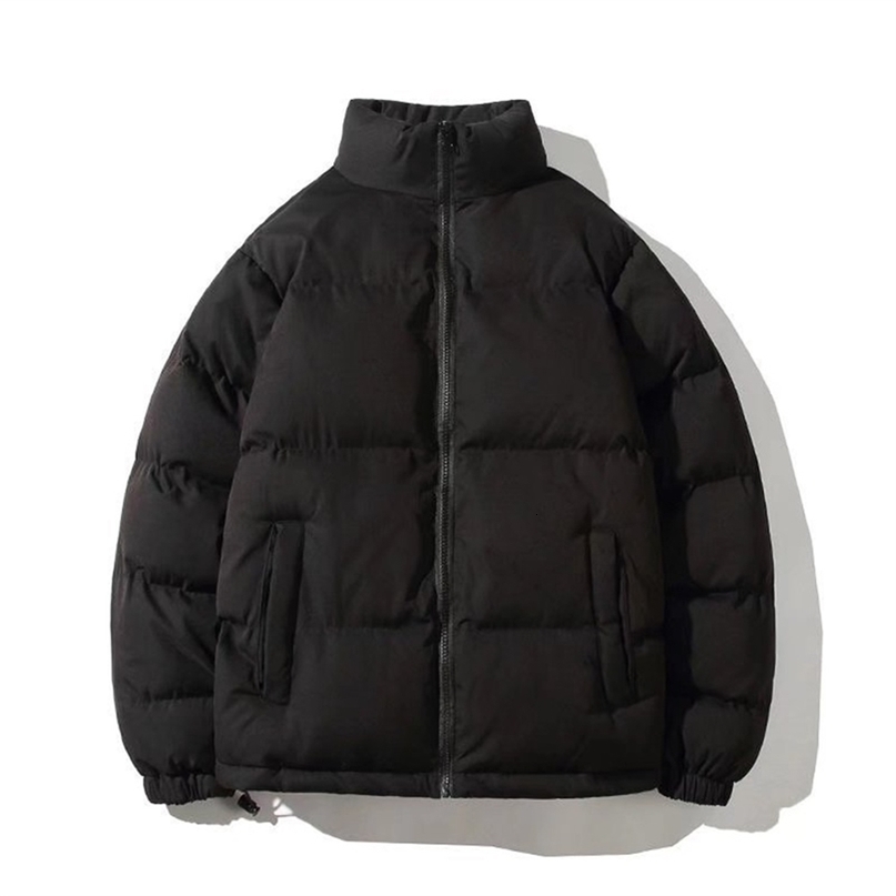 Mens Down Parkas Winter Jacket Men Parkas Thicken Warm Coat Mens Stand Collar Jackets Solid Color Parka Coat Women Fashion Streetwear 221010