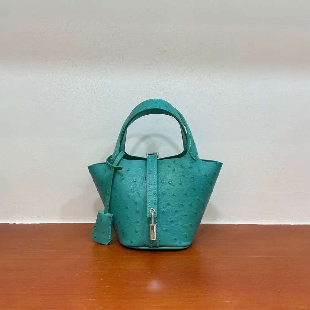 Designer Bag Tote Shoulder Bag New Top Layer Cowhide Basket Fashion Versatile Handbag Genuine Leather Crossbody Bucket