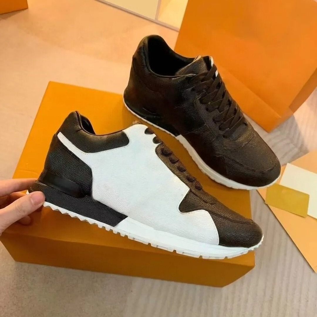 Run Away Sneakers Designer shoes men women Leather Print stitching Casual shoes Stylish low-top running Outdoor shoes