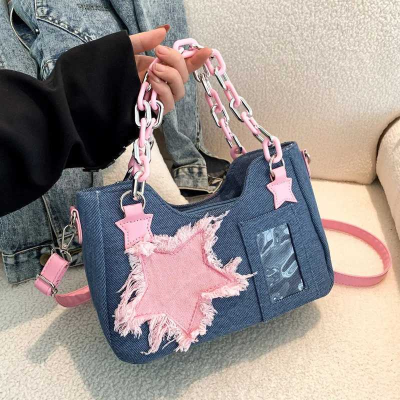 Denim Underarm Shopper Totes Large Capacity Designer Hobo Shoulder Bag Luxury Womens Handbag Small Crossbody Bag Z250923