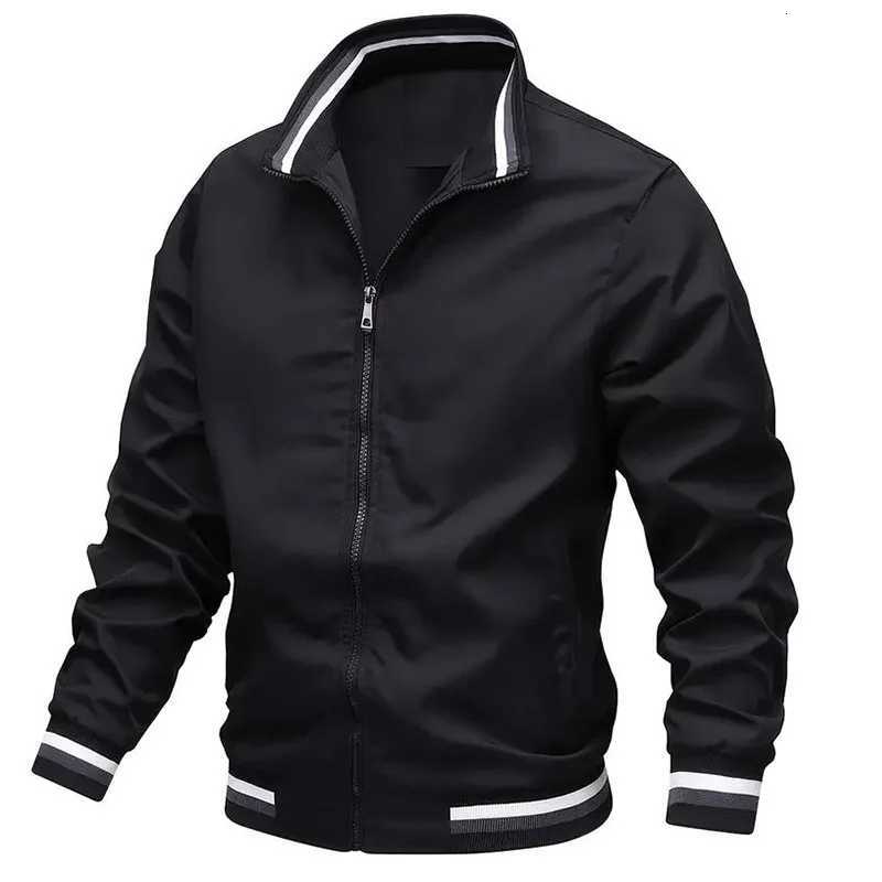 New Mens Casual Workwear Jacket Spring Autumn Sports Coat Men Solid Color Baseball Jackets Military Clothing Thin Coats X250925