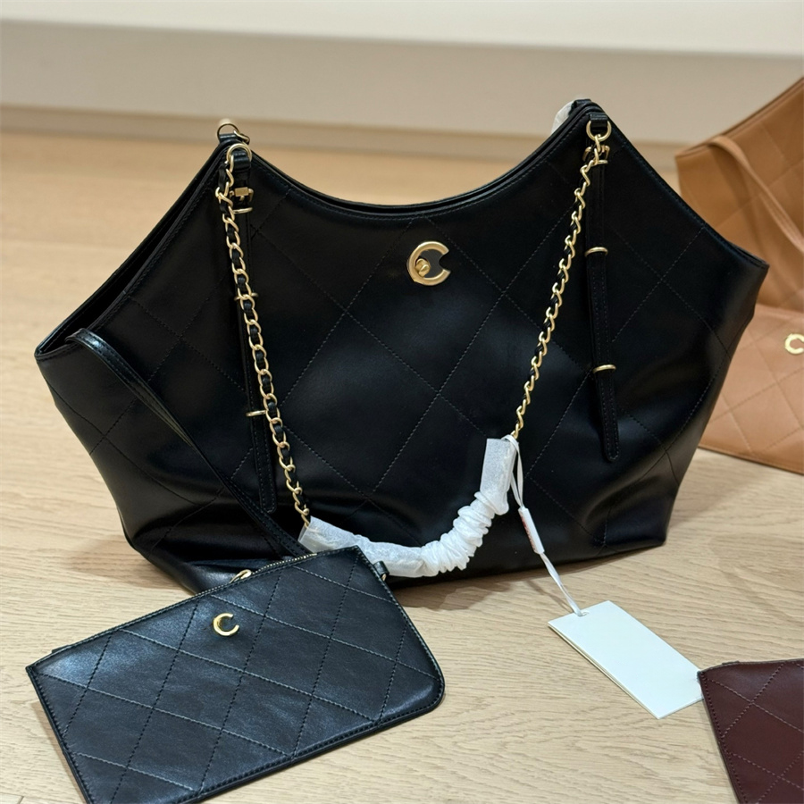 Designer Totes Handbag Luxury Underarm Bag Retro Leather Bag Large Capacity Tote Bag Letter Diamond Lattice Solid Color Shoulder Bag Hasp Small Bags