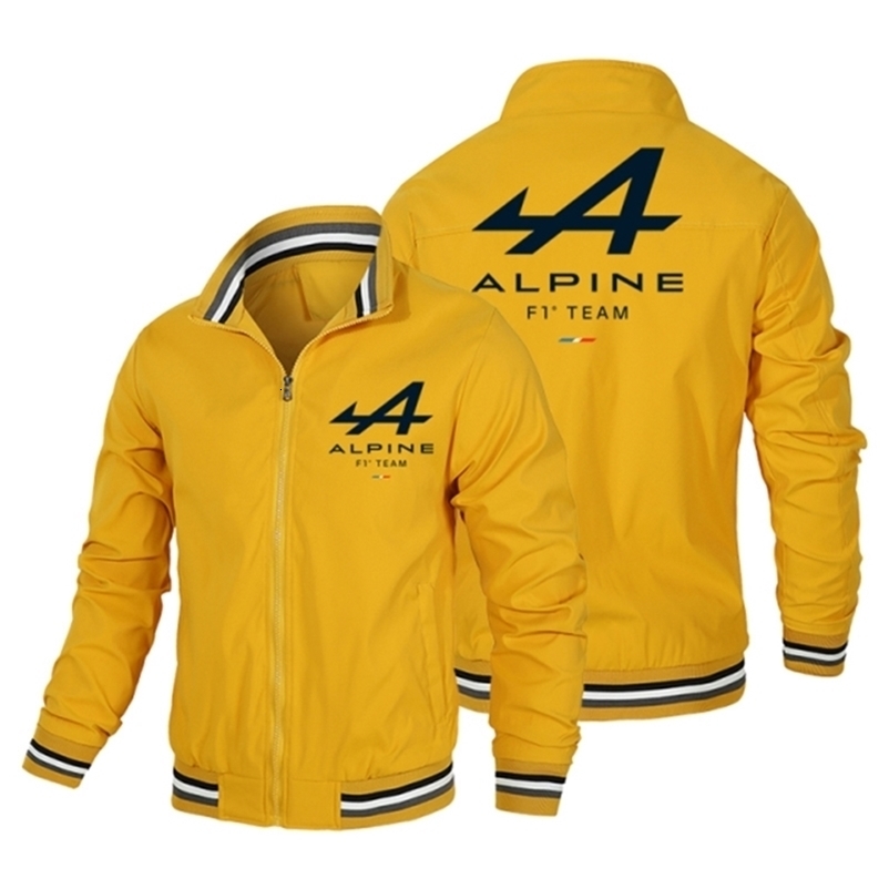 Men's Jackets Alpine Team spring and autumn zipper jacket men's pocket casual sportswear outdoor cardigan jacket Alpine men's jacket