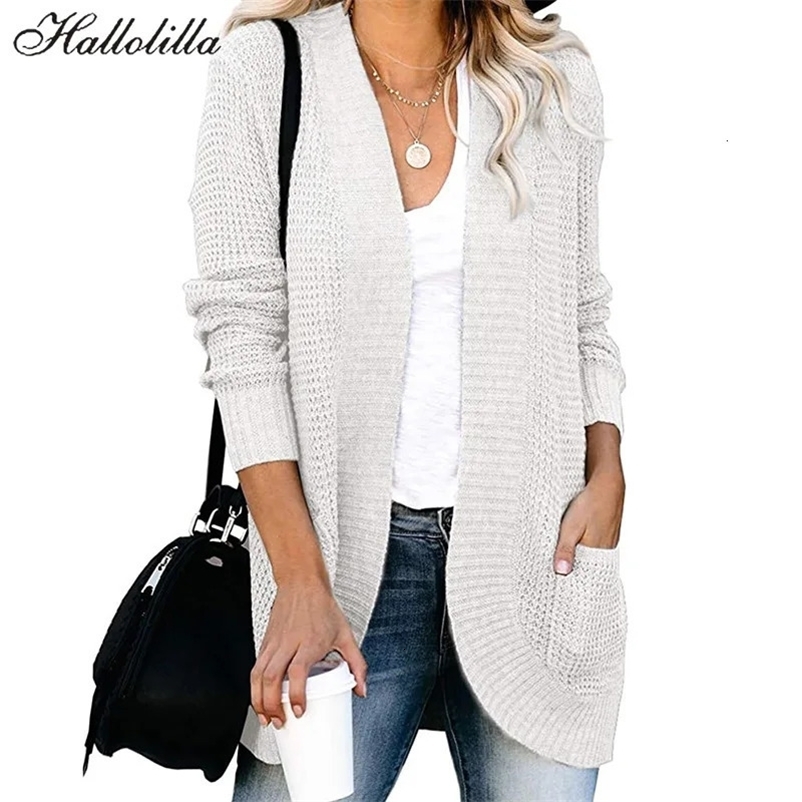 Cardigan Knitted Ladies Coat Casaco Feminino Outfits Long Jacket Woman Clothing Outerwear Chaqueta Mujer Loose Sweater Women 240530