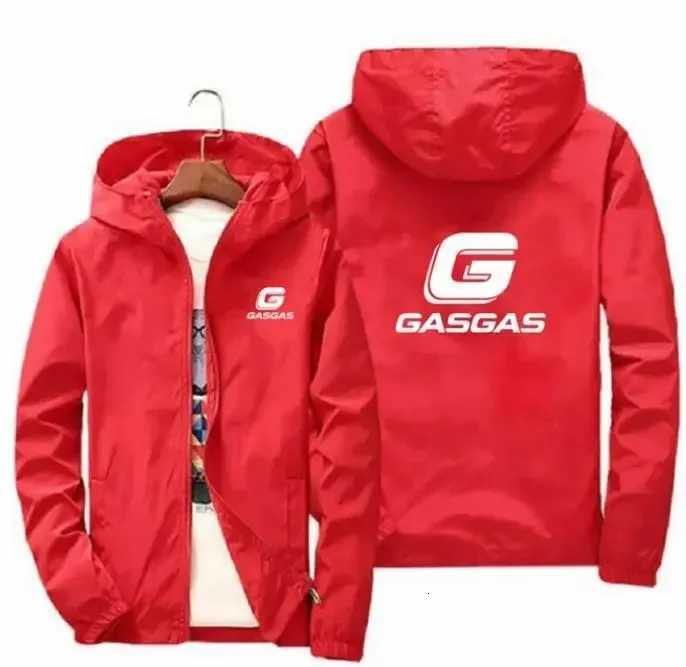 Motorcycles Spring and autumn mens hooded coat jacket casual atmosphere thin mens coat street clothing jacket fishing X250925
