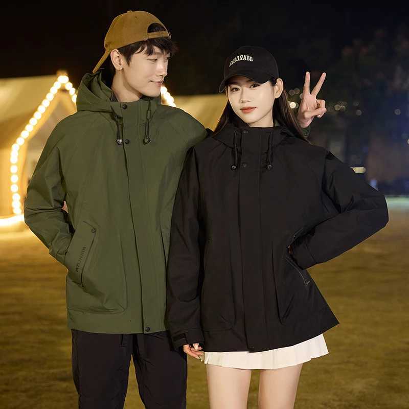 CHRLCK Mens Waterproof Hiking Jackets Windproof Windbreakers Spring Autumn Women Camping Fishing Trekking Coats Unisex X250925