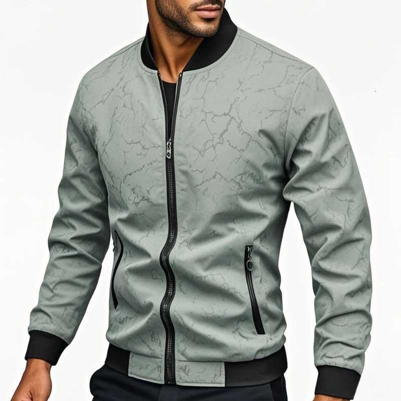 Mens Camouflage Jacket Spring Autumn Korean Simple Baseball Collar Workwear Coat Men Versatile Casual Trendy Solid Color Jacket X250925