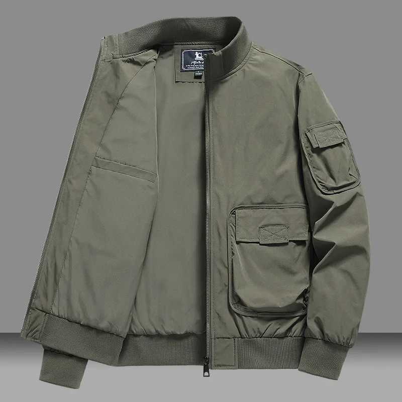 Cotton Flight Jackets for Men Spring and Autumn New Loose Oversized Mens Clothing Baseball Jacket Coats X250925