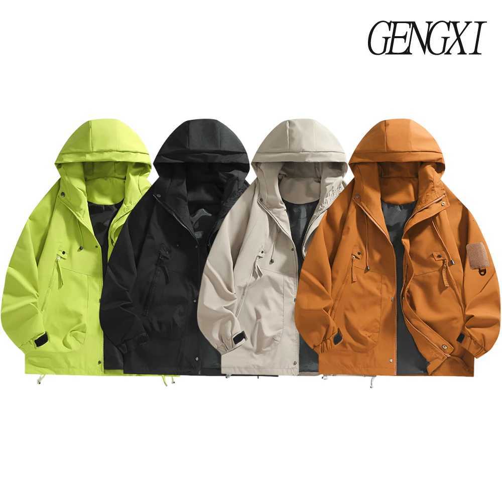 Outdoor sports multipocket loosefitting workwear jacket Autumnwinter new style windproof and waterproof jacket Fashionable X250925